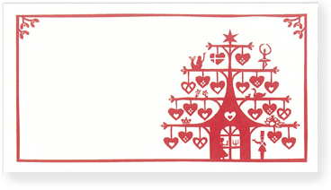 クリスマス用メッセージカード