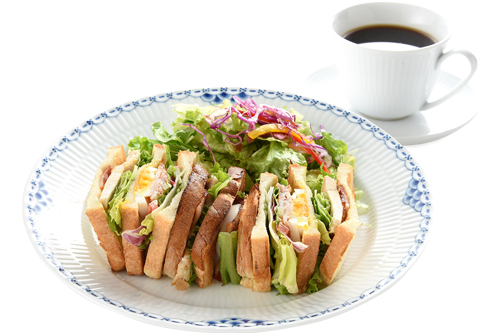 【ランチ】クラブハウスサンドセット