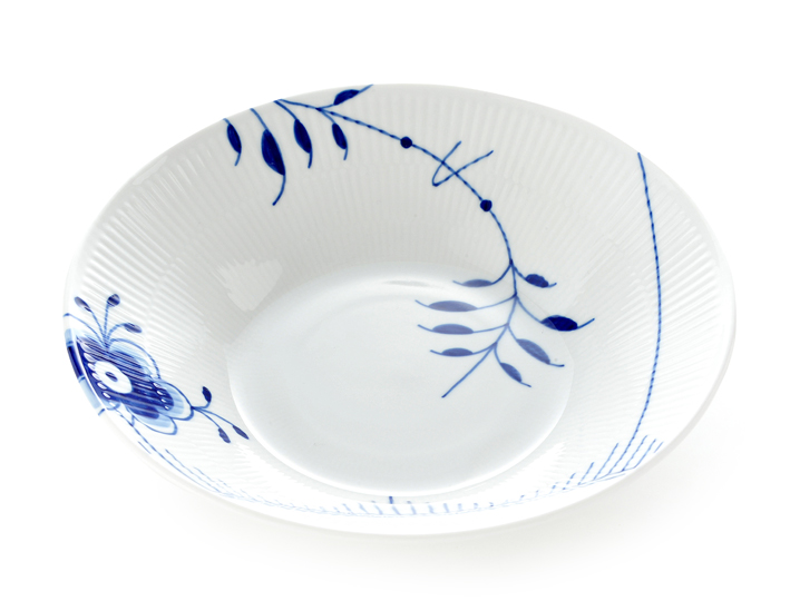 ROYAL COPENHAGEN ブルーフルーテッド ハーフレース17センチ2枚 白磁×ブルーの気品＜ロイヤル コペンハーゲン＞ブルーフルーテッド